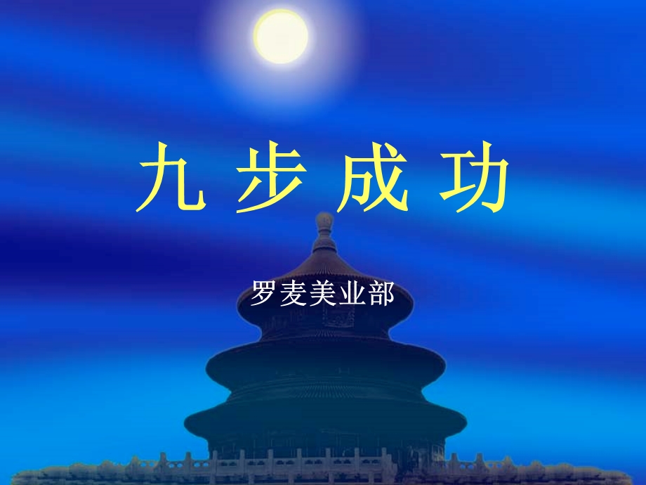 成功九步.ppt_第1页