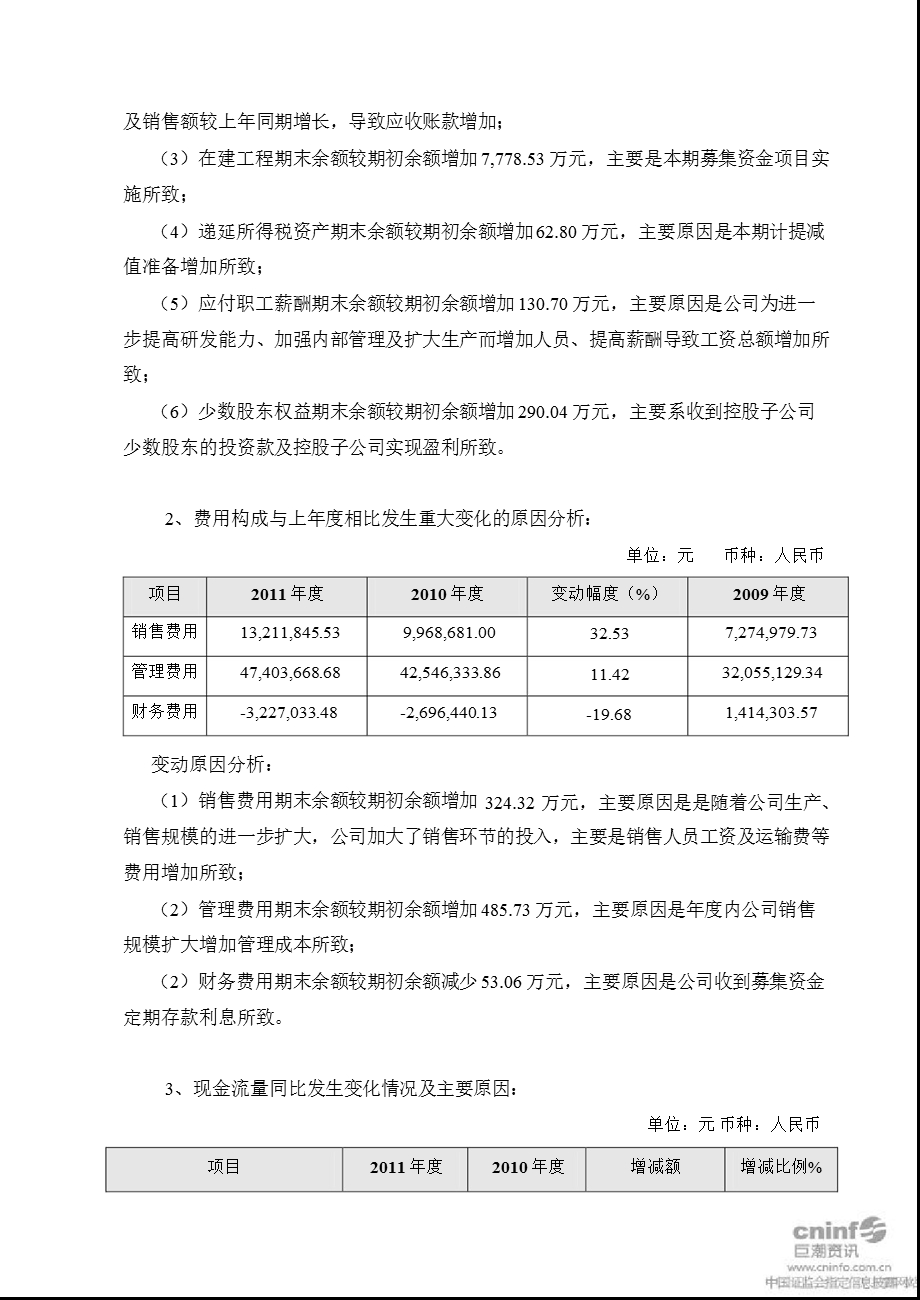 和而泰：2011年度财务决算报告.ppt_第3页