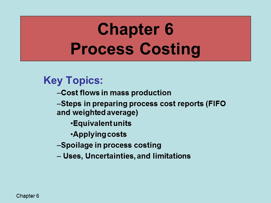 Process Costing - San Jose State University过程成本-圣何塞州立大学(1).ppt_第1页