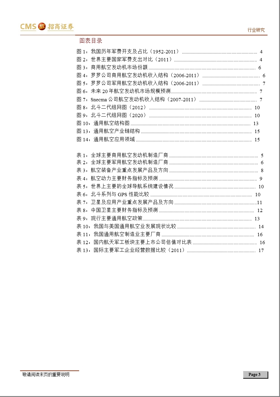 航天军工行业2013年度投资策略：寻找确定政策预期下的投资机会-2012-12-05.ppt_第3页