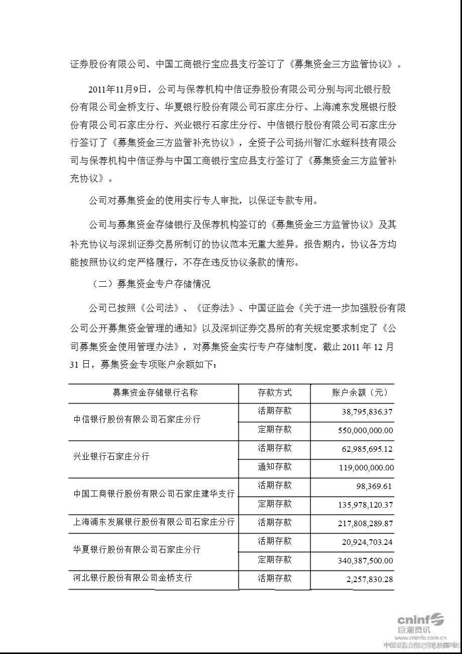 以岭药业：董事会关于募集资金2011年度存放与使用情况的专项报告.ppt_第3页