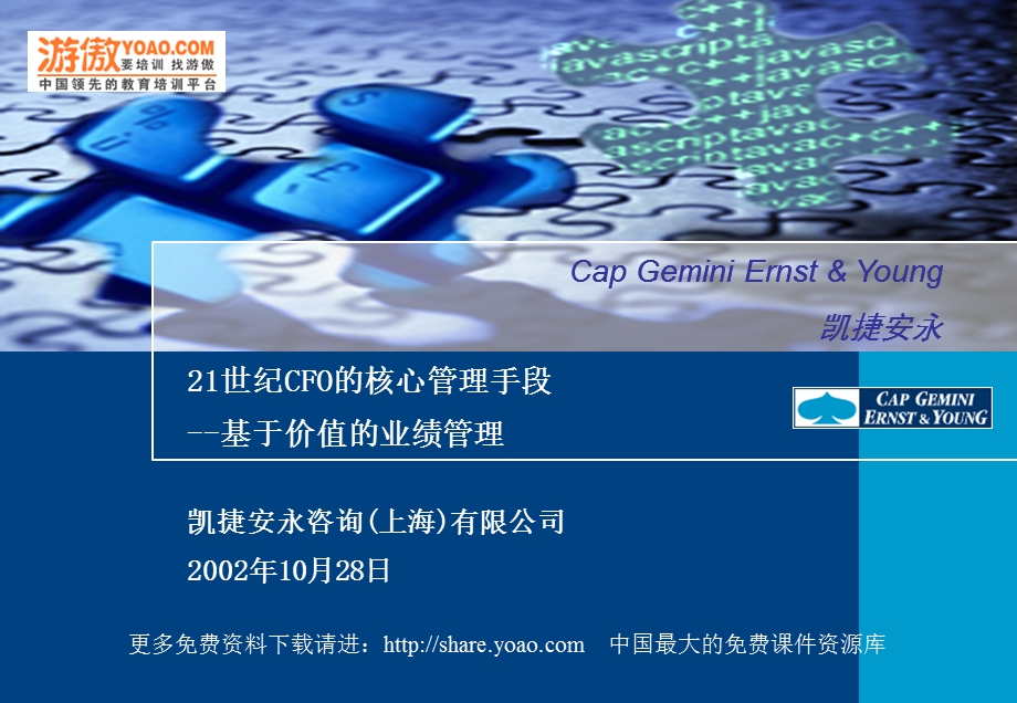 CFO基于价值的业绩管理.ppt_第1页