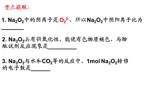 钠的化合物焰色反应及计算专题教学PPT精简版.ppt