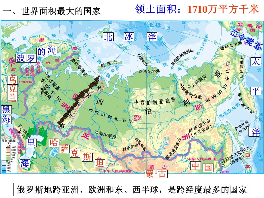 地理课堂教学PPT俄罗斯.ppt_第2页