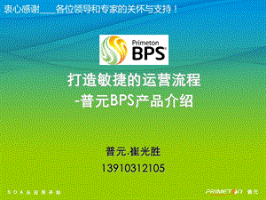 普元流程平台-BPS-V6(包括公司介绍).ppt