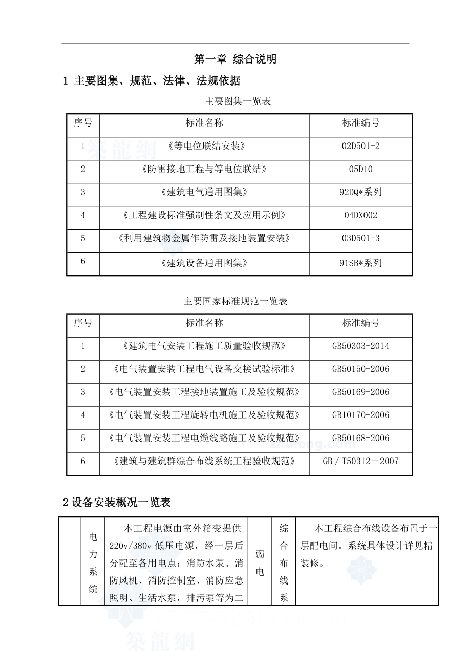 电气施工技术方案(史上最全面的、最完整的).docx_第1页