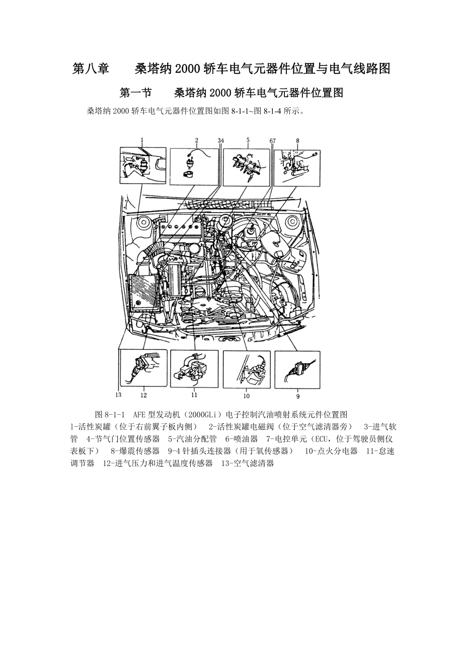 电子控制汽油喷射系统分为汽油供给系统、空气供给系统和控制系统.docx_第1页