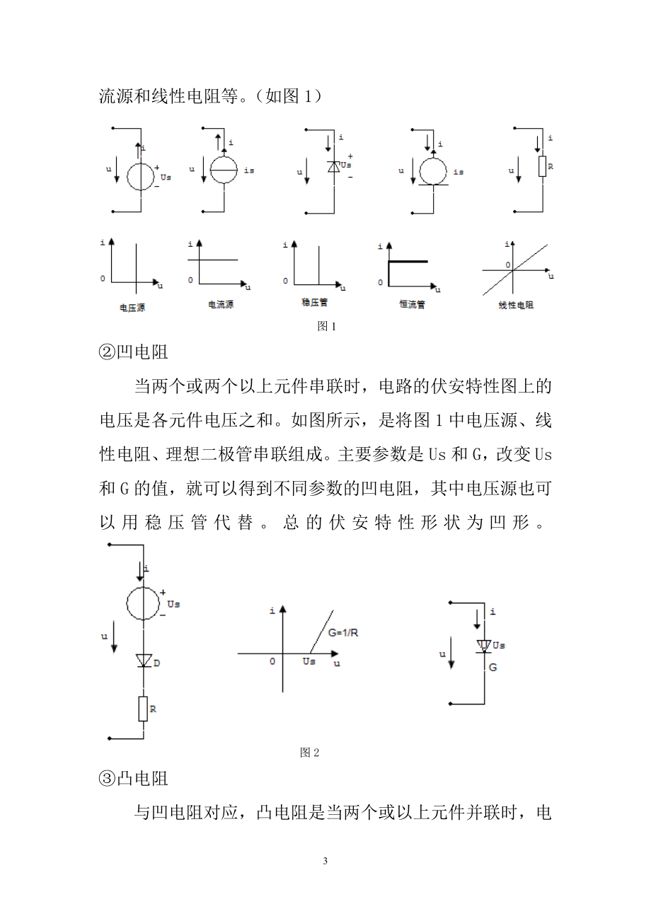 电工电子综合实验论文-EDA非线性电阻电路的研究实验报告.docx_第3页