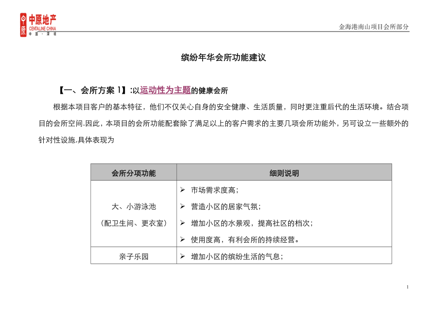 中原地产-深圳缤纷年华金海港南山项目会所建议.docx_第1页