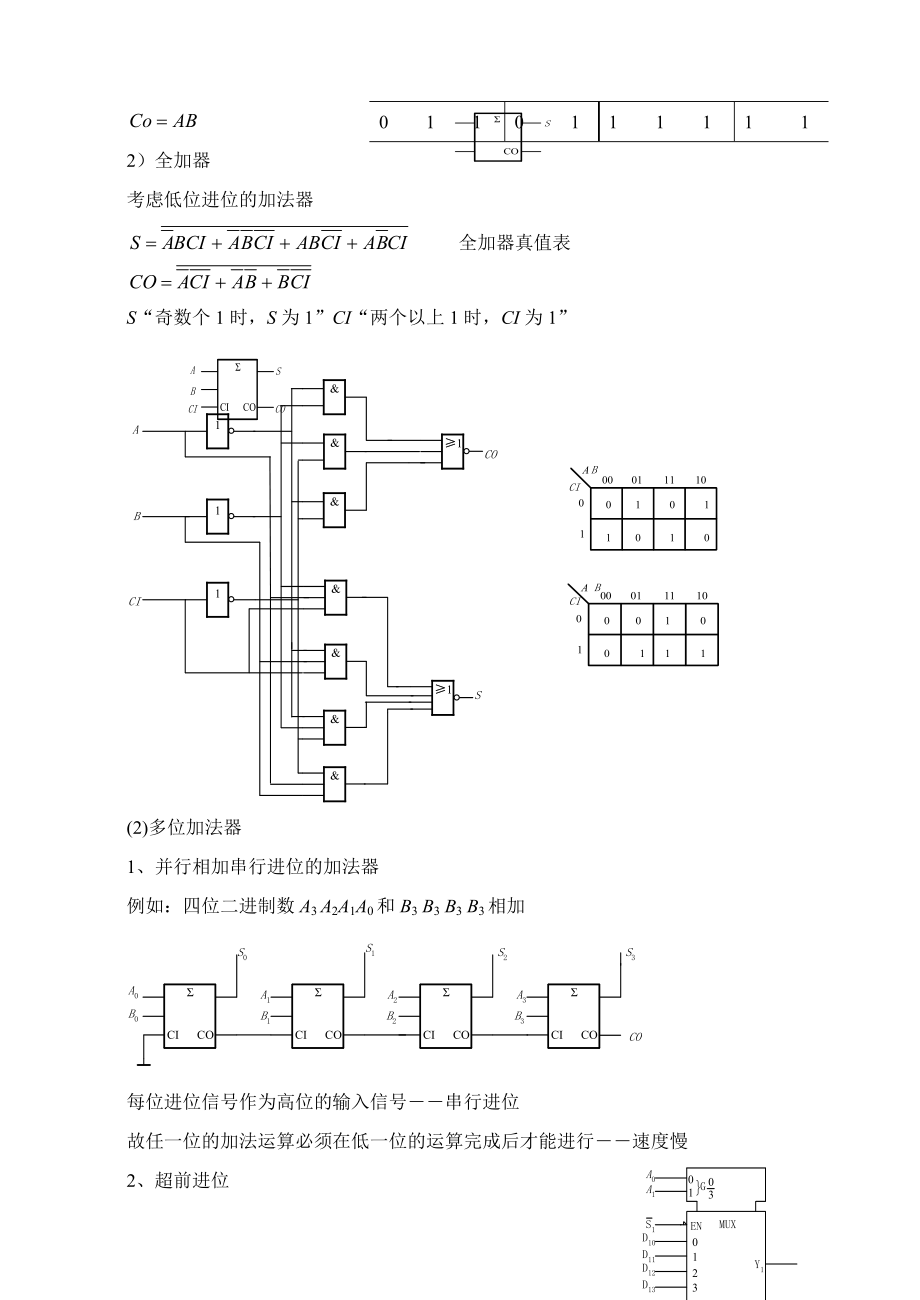 数字电子技术讲义 第三章 组合逻辑电路.docx_第2页