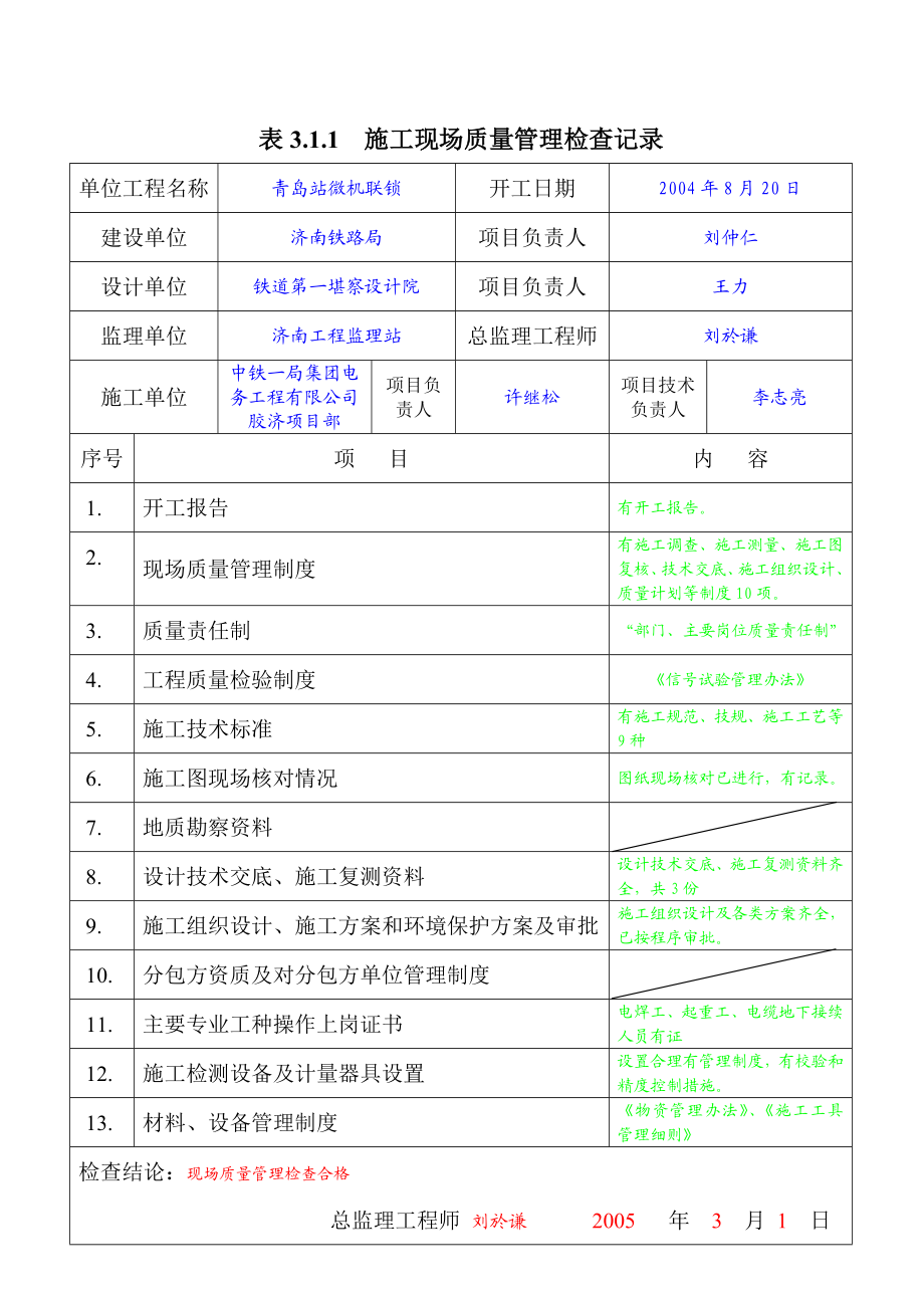 国铁用信号专业检验批 分项 分部 单位工程表格及填法.docx_第2页