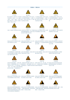 交通标志图片大全及手势图片.docx