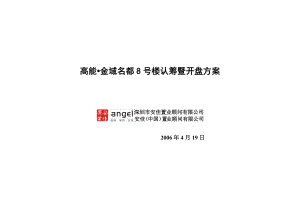 南昌金域名都房地产项目认筹暨开盘方案.docx