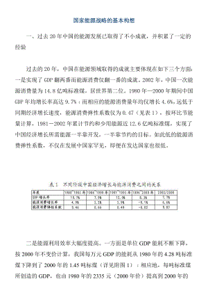 国家能源战略的基本思想.docx