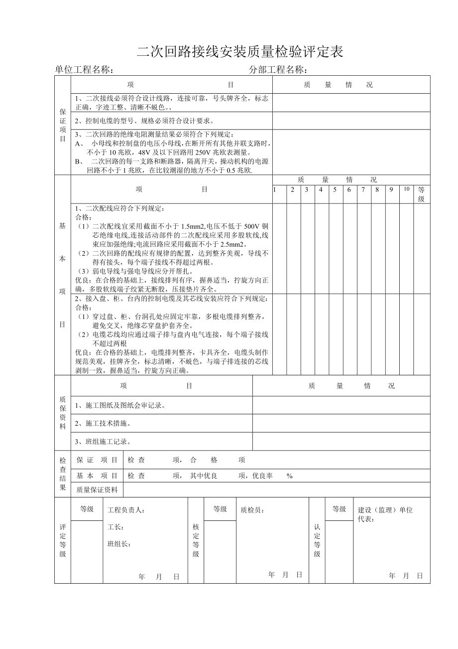 煤炭部验评表格(电气).docx_第3页