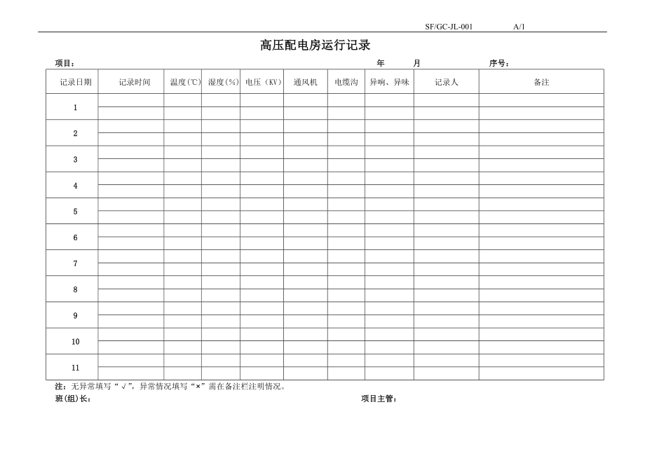 物业工程表格（DOC37页）.docx_第1页