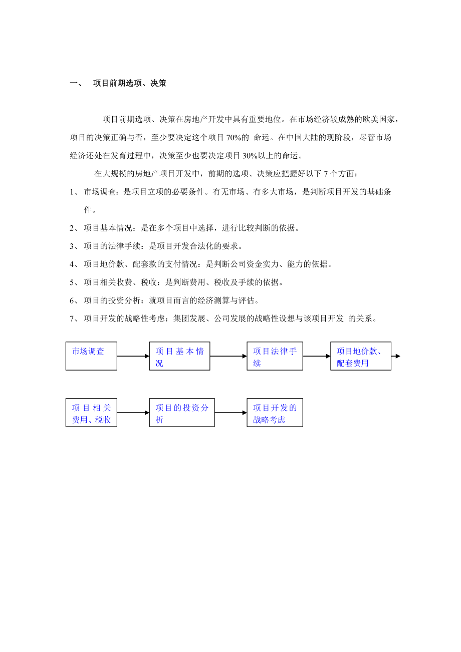 某地产开发城市居民住宅的经验教训及其规律性总结项目前期1.docx_第3页