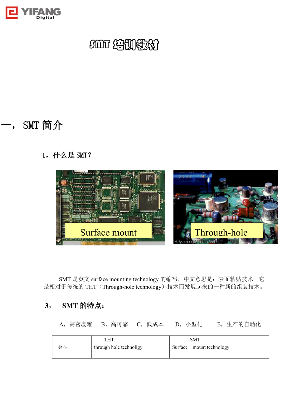 某公司SMT培训教材.docx_第1页