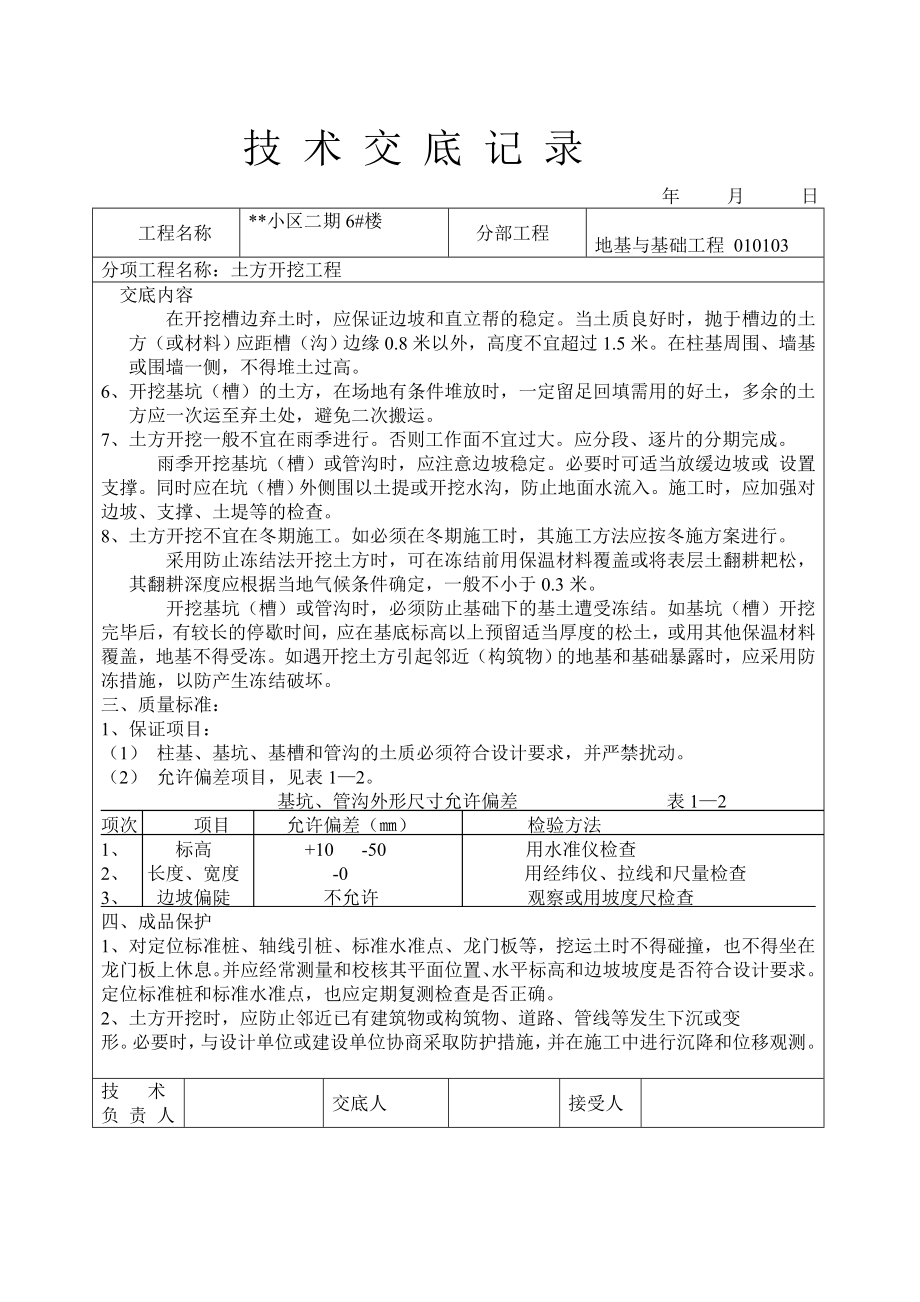 某小区二期6afq楼土方开挖工程技术交底记录.jd.docx_第3页