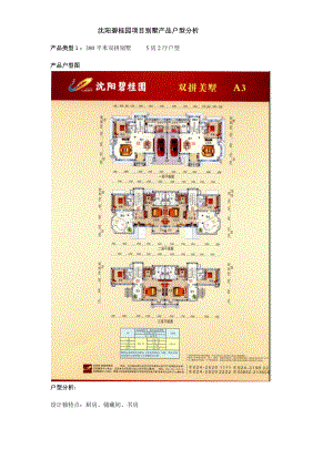 沈阳某地产项目别墅产品户型分析.docx