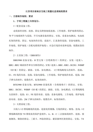 江苏项目部南京无线工程量化监理细则要求.docx