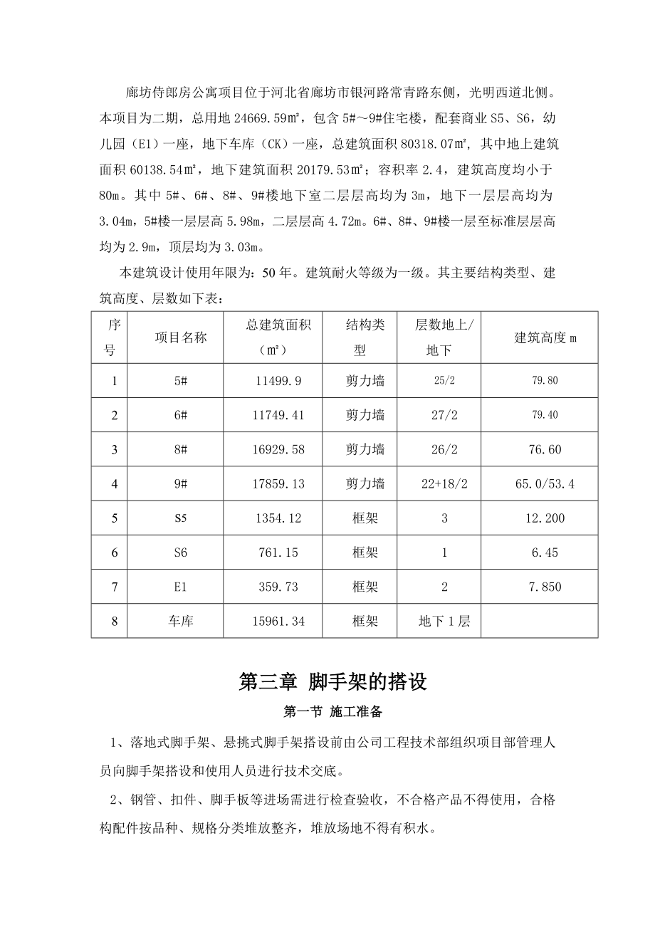 河北某小区高层脚手架施工方案.docx_第2页