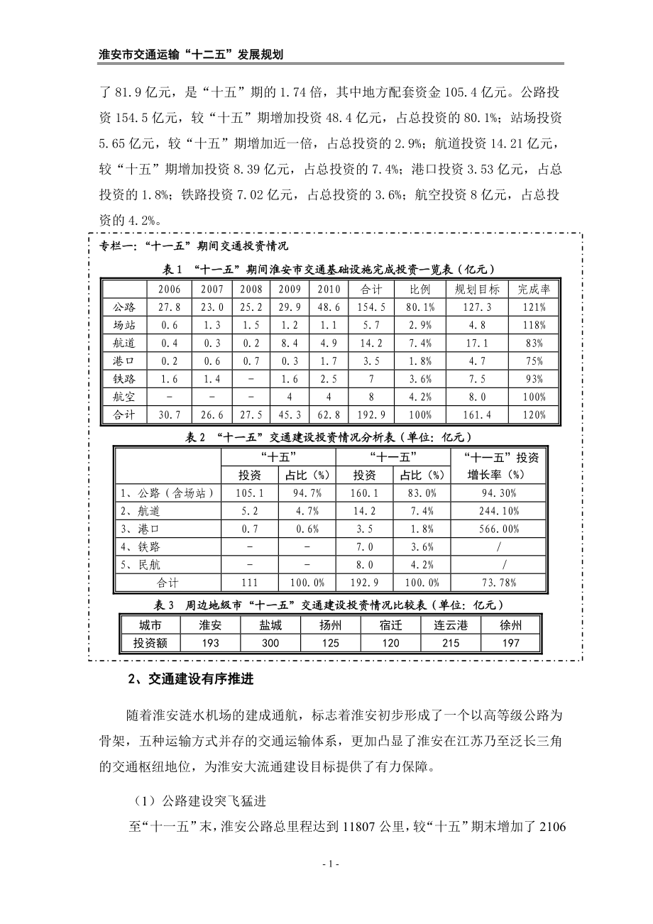 淮安市“十二五”交通运输发展规划.docx_第2页