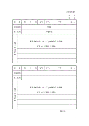 某水电施工日记(DOC47页).doc