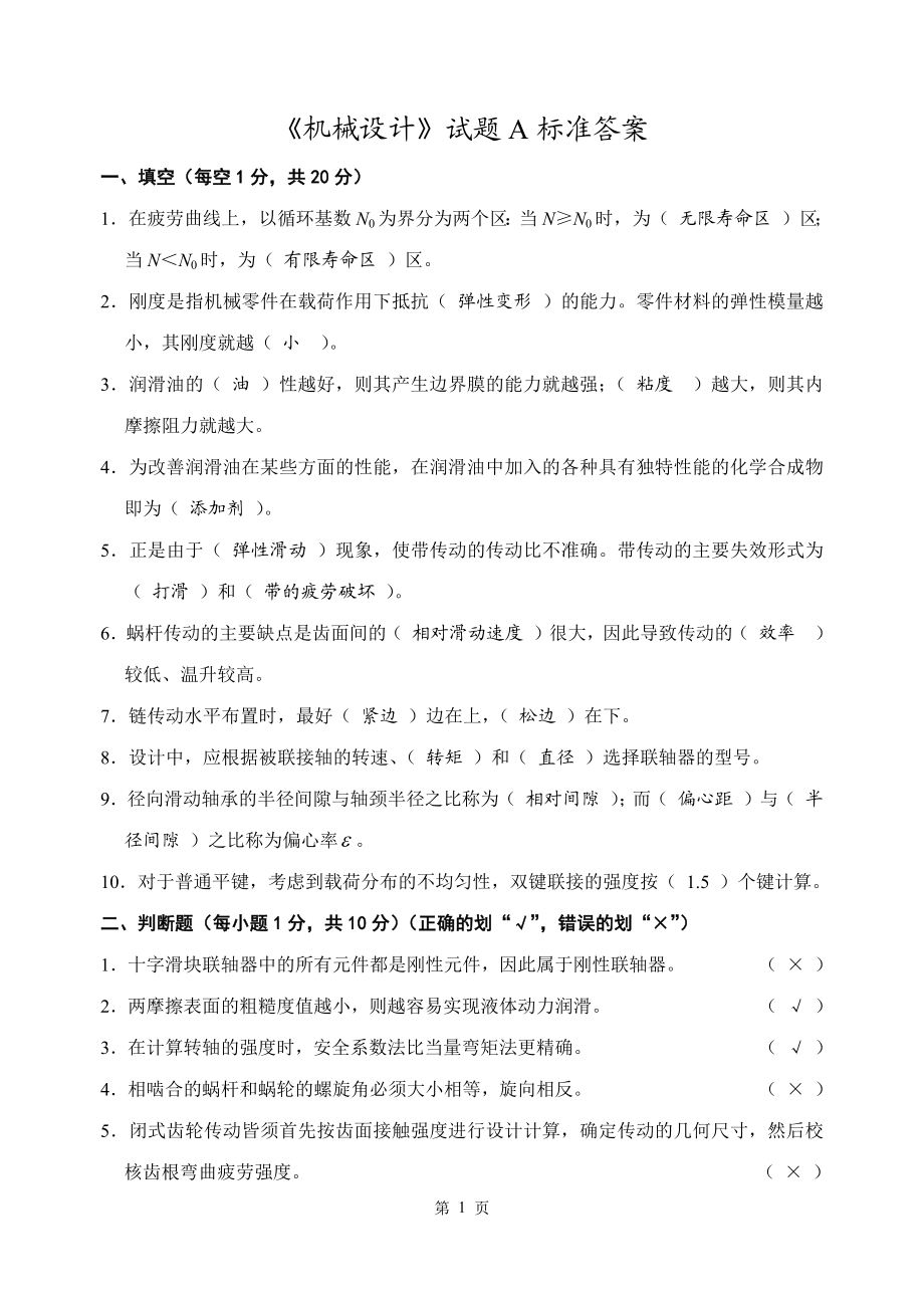 机械设计复习题.docx_第1页