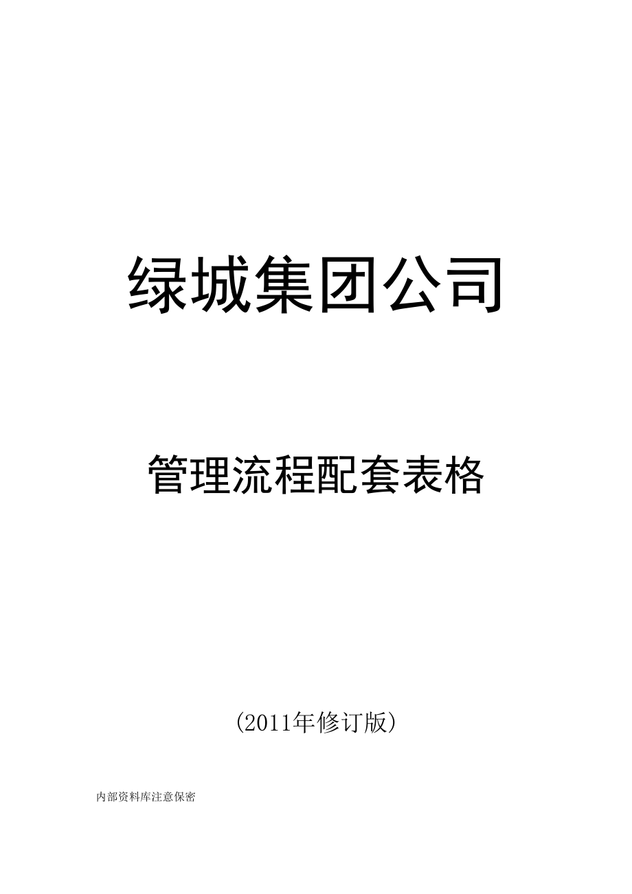 某地产集团公司管理表格.docx_第1页