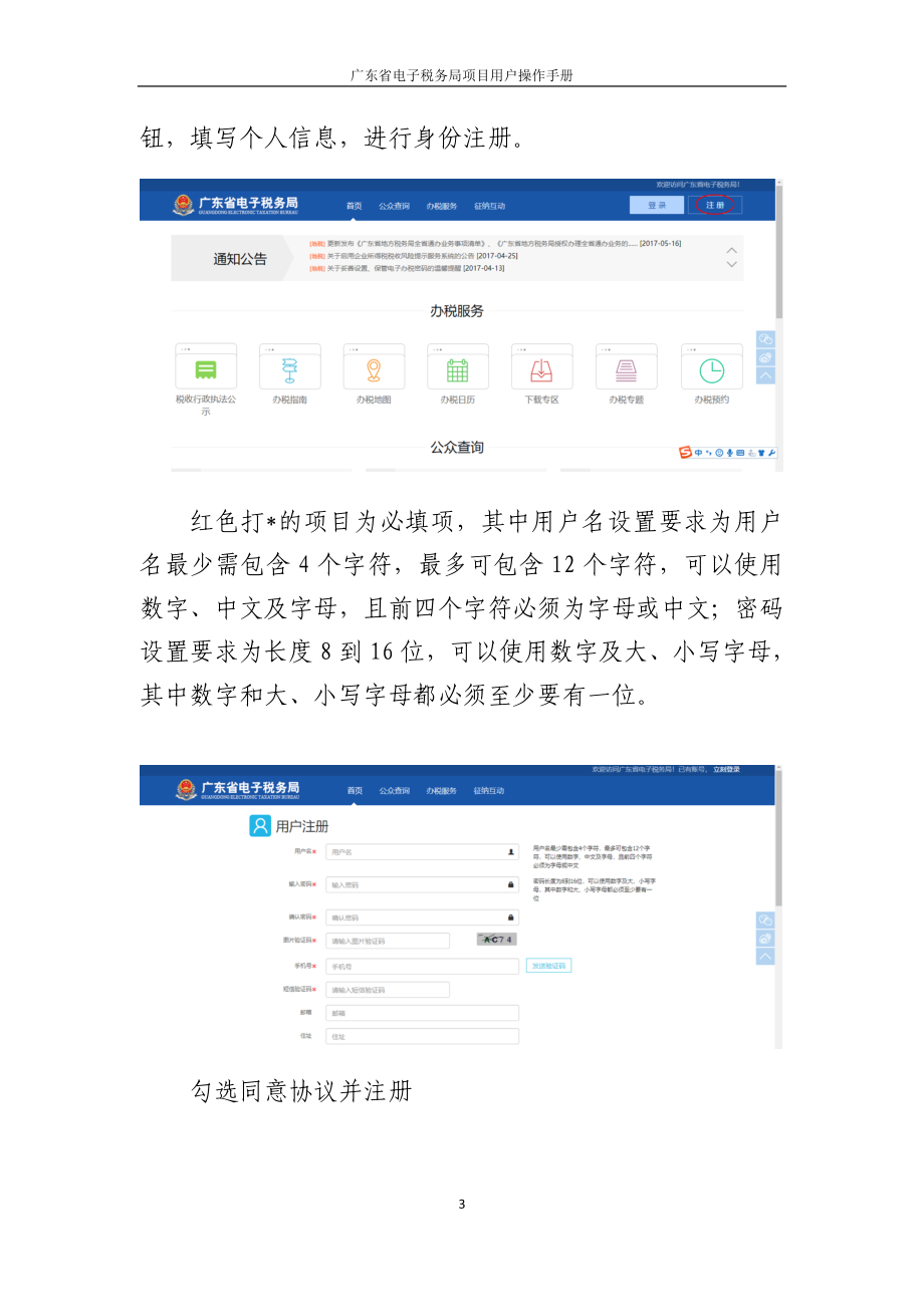 某省电子税务局项目用户操作手册.docx_第3页