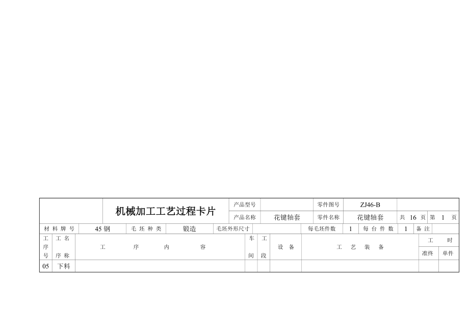 机械加工工艺过程卡片.docx_第3页