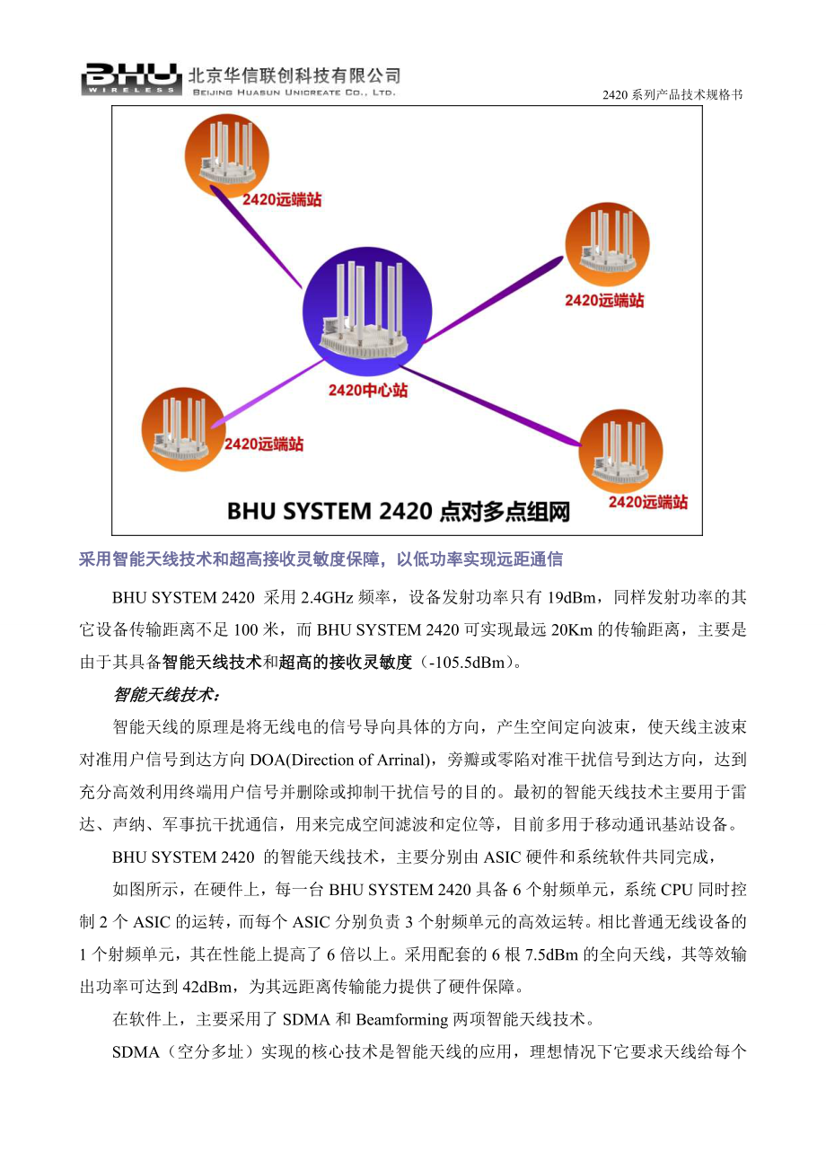 BHU SYSTEM 2420高带宽无线通信系统介绍.docx_第2页