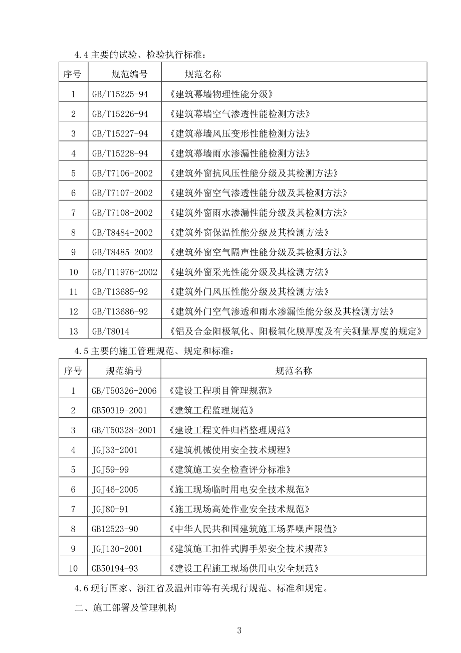 乐清市1101工程、规划展示馆、城建档案馆、环境监测中心、食品药品检测中心联建项目幕墙工程.docx_第3页