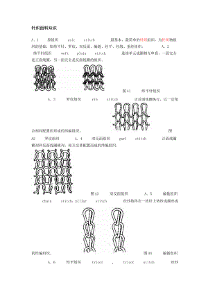 针织面料知识.docx