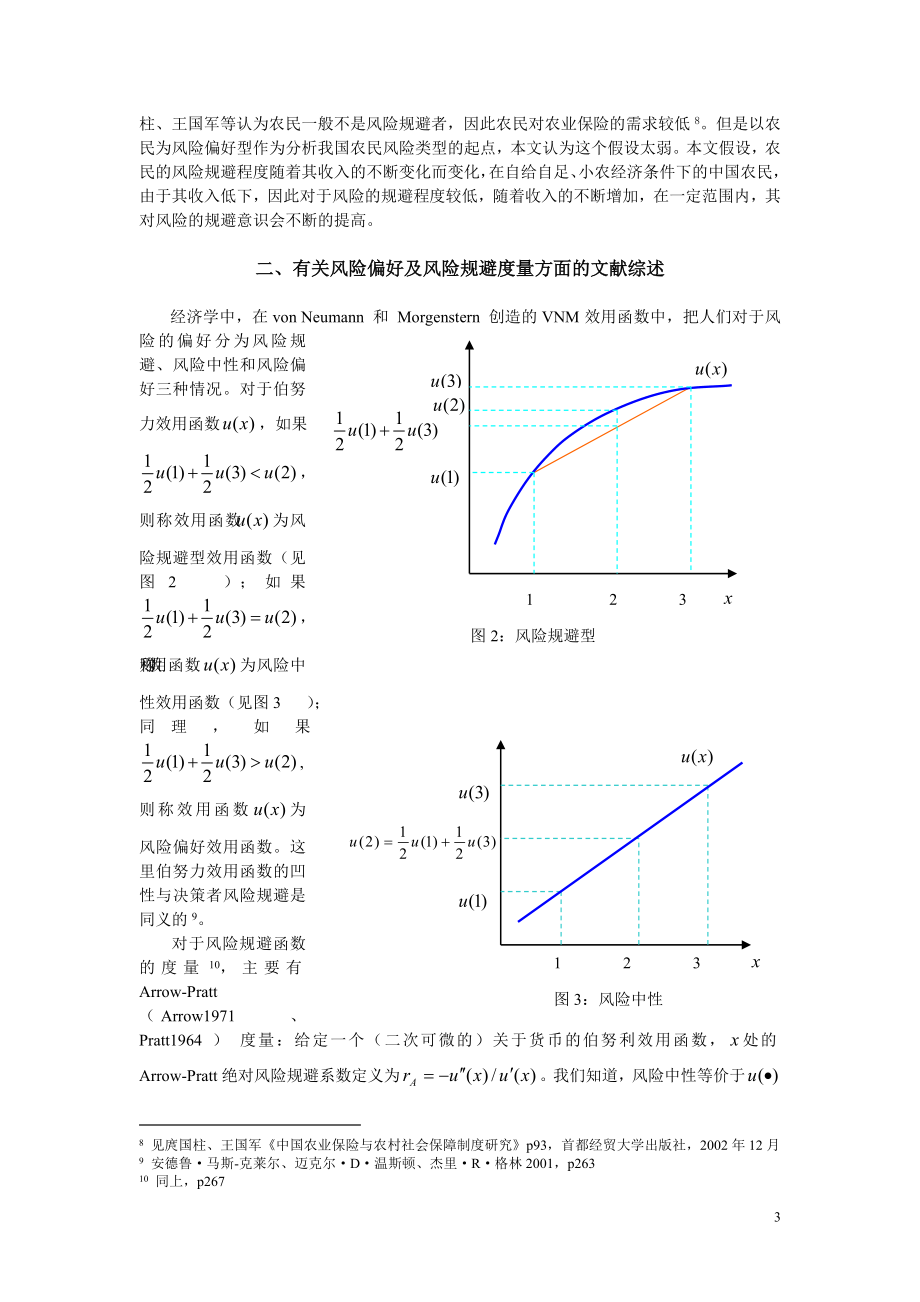 农业保险中有效需求与供给不足的效用层面分析.docx_第3页