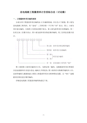 送电线路清单模板.docx