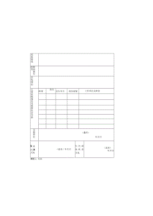 干部任免审审批表空表模板.docx