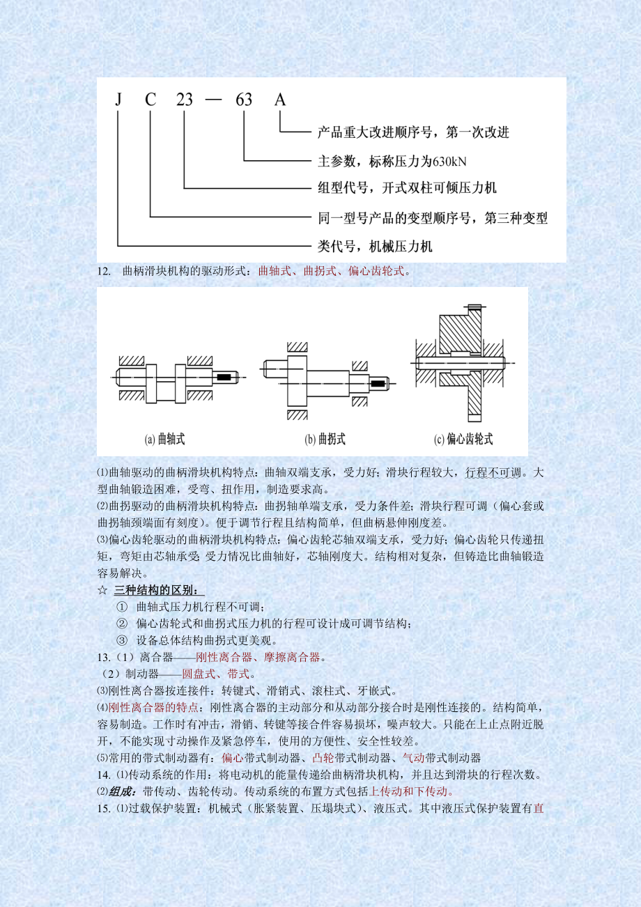 冲压与塑料成型设备重点知识归纳[1].docx_第3页