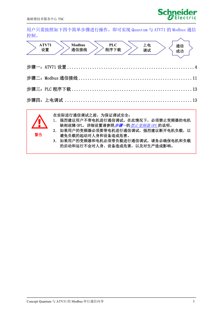 Concept Quantum与ATV71的Modbus串行通信(Modbus通信控制启停、模拟.docx_第3页