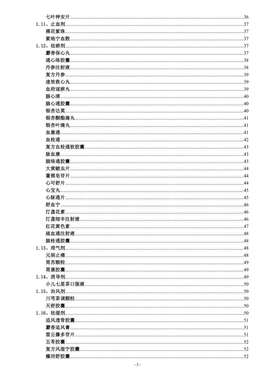 医院处方集XXXX(中成药)(DOC111页).doc_第3页