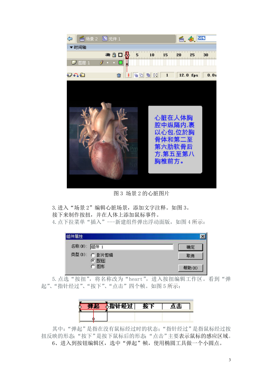 Flash按钮组件在医学课件中的应用-按钮动画在医学教育.docx_第3页