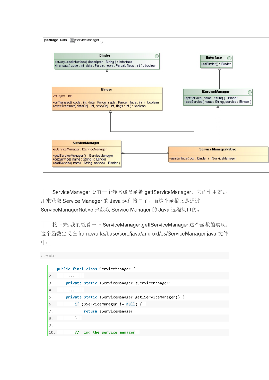 Android系统进程间通信Binder机制在应用程序框架层的Java接口源代码.docx_第3页