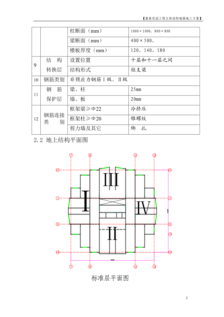 集泰花园工程主体结构钢筋施工方案.docx_第2页