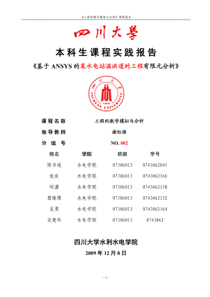 复件《工程的数学模拟与分析》实践考试报告模板.docx