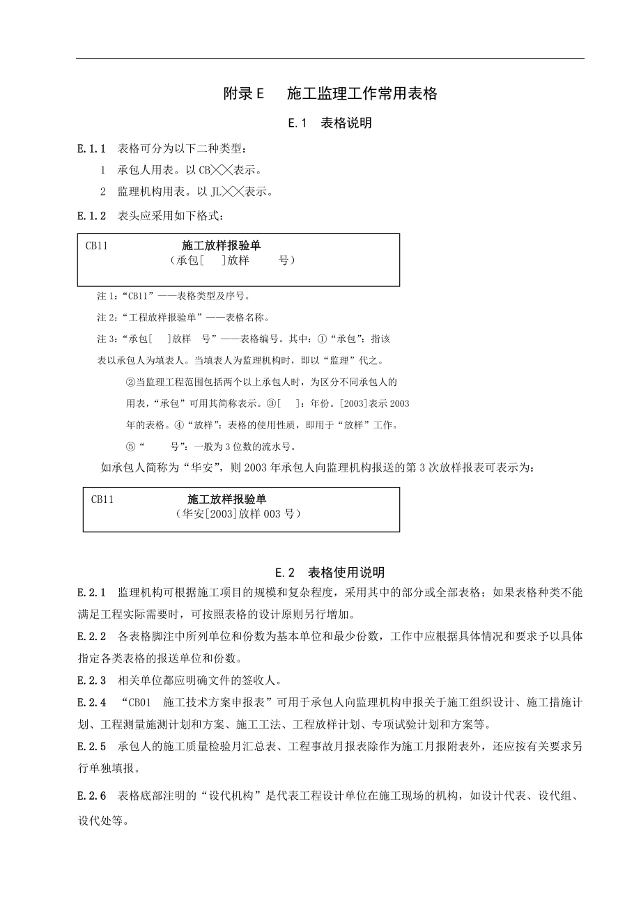 水利施工监理规范表格.docx_第1页