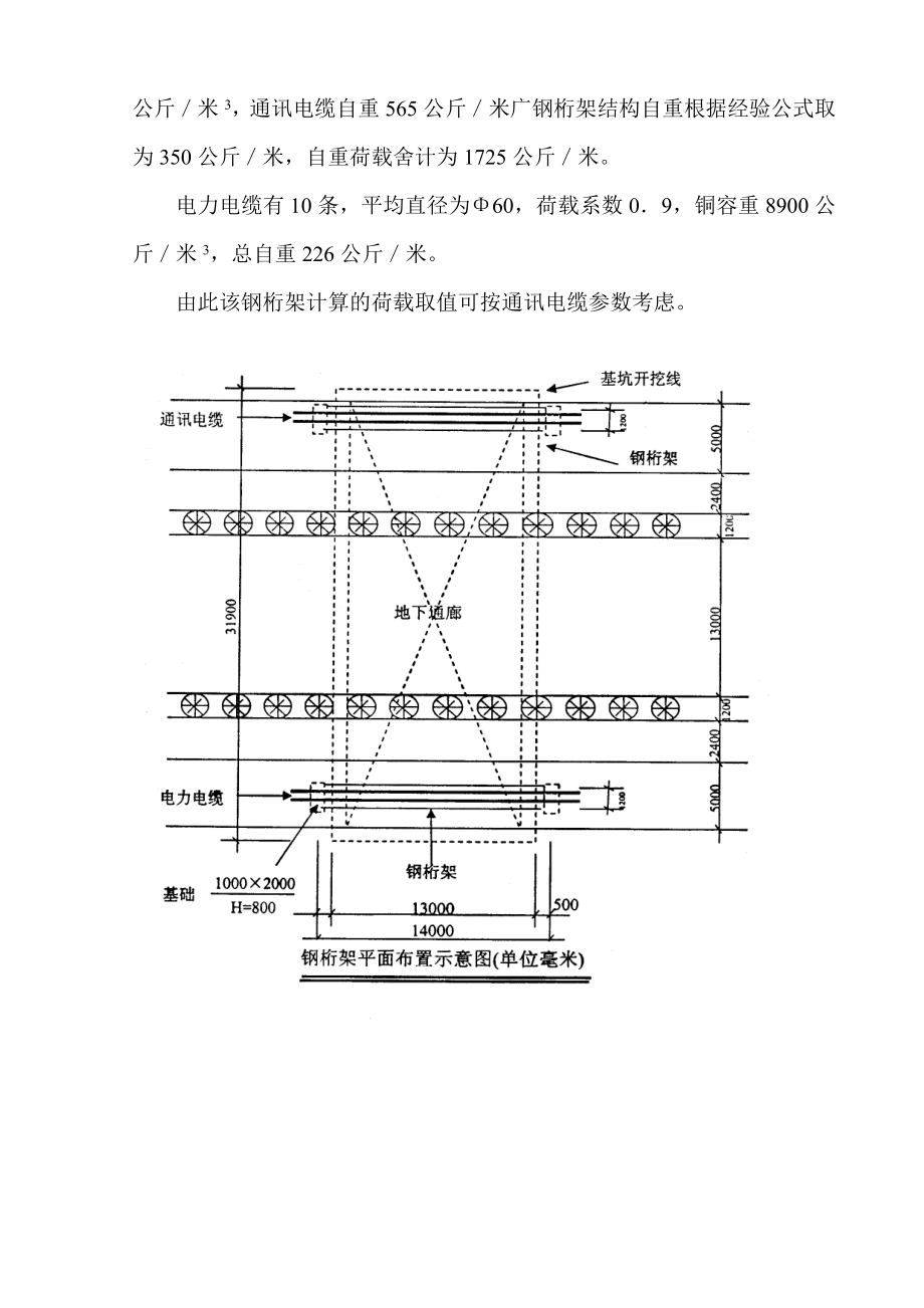 工业大道地下通廊施工期间电讯、电力电缆支护保护措施.docx_第2页