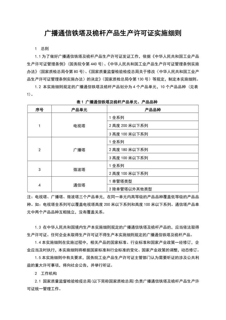 广播通信铁塔及桅杆产品生产许可证实施细则.docx_第3页