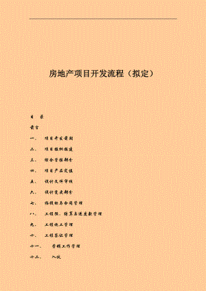 房地产项目开发流程拟定.docx