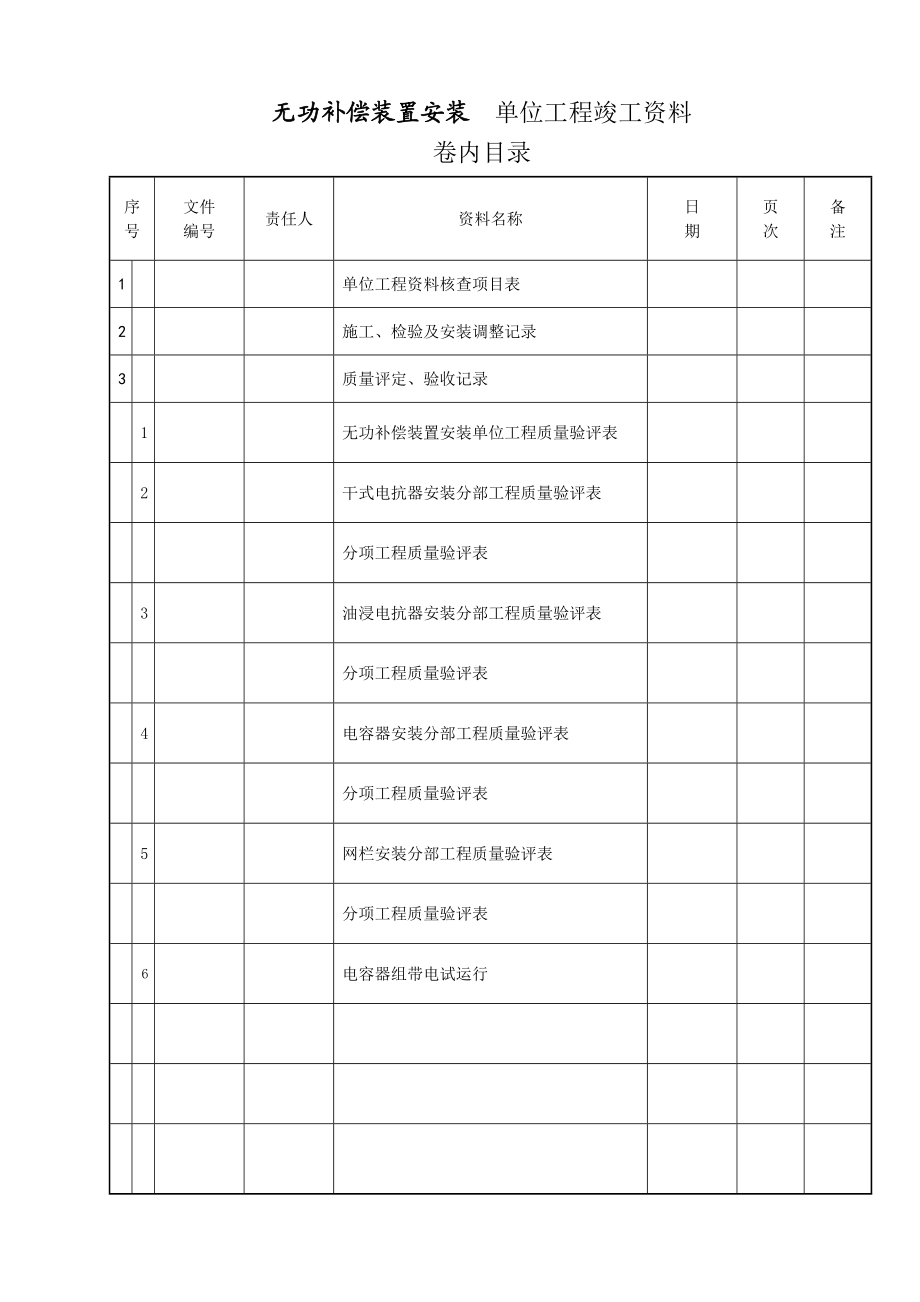 无功补偿装置安装单位工程凉水井.docx_第2页